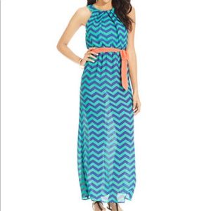 Chevron Maxi Dress